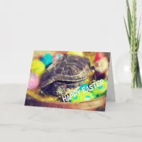 Easter Turtle Holiday Card