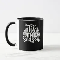 Tis Season To Careful - Retro Vintage Style Mug