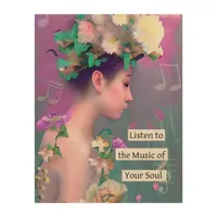 Listen to the Music of your Soul | Inspirational Wood Wall Art