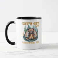 Let's Get Lit. Campfire Lit. Camping Lover Classic Mug