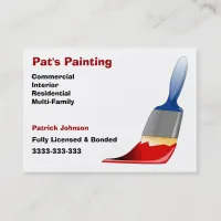 Painting Services Business Cards