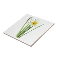 Daffodil Flower Ceramic Tile