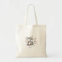 Let's Get Lit Christmas Top Casual Christmas Light Tote Bag