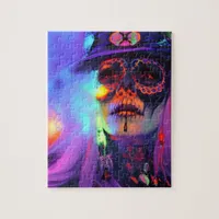 Day of the Dead Voodoo Queen of New Orleans Jigsaw Puzzle