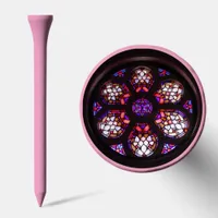 Iglesia del Valle Rosary Window Golf Tees