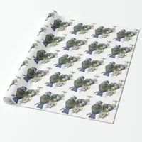 Happy Vintage Birds Wrapping Paper