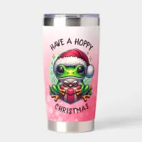 Have a Hoppy Christmas | Frog Pun Insulated Tumbler