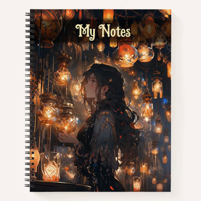 Phoebe in the Hall of Lanterns Notebook