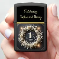 Sophisticated Paper Wreath for Love Zippo Lighter