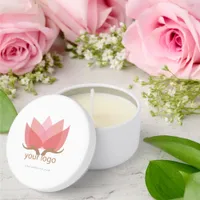 Custom Business Logo Upload ID621 Mini Candle Favors