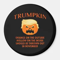 Anti Trumpkin Funny Halloween Magnet