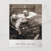 Vintage Couple Stop Tickling 1906 Postcard