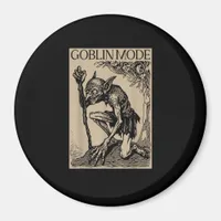 Goblin Mode Goblincore Vintage Aesthetic Funny  Magnet