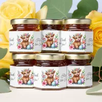 Highland Cow Thank You for being so sweet Honey Jar Favors