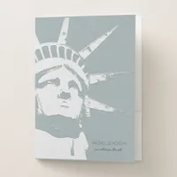 Statue of Liberty Closeup ID401 Pocket Folder