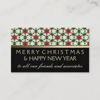 Snowflake Pattern | Holiday Greetings Mini Cards