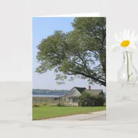 Abandoned House Mississippi River Illinois Card