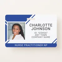 Medical Employee Photo Name ID Badge