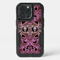 Goth Pink Ornament with Skull iPhone 13 Pro Case