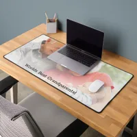 Simple Photo Overlay Worlds Best Grandparents Desk Mat