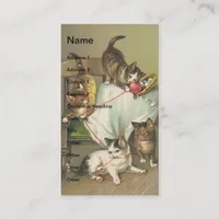 Naughty Kittens Business Card