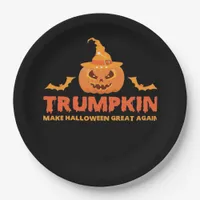 Trumpkin Make Halloween Great Again Paper Plates