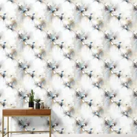 Bluebirds and Blossoms Watercolor   Wallpaper