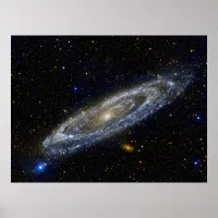 Andromeda Galaxy Ultraviolet View, ZGOS Poster