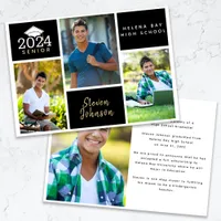 Photo Collage Class of 2024 Senior Graduation Announcement