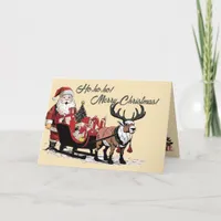 Retro Nostalgic Christmas Card