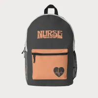 Nurse Neonatal NICU Custom Monogram  Printed Backpack