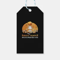 Namaste Trumpkin Make Halloween Great Again Medita Gift Tags