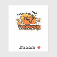 Trumpkin - Make Halloween Great Again! - Funny Hal Sticker