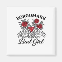 Bgm Bad Girl II Skeleton Heart Hands Edgy Vibe Magnet