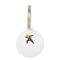 Funny Dabbing Design Classic Pet ID Tag