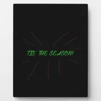 Tis Season Collection Graphic Minimal Clean Plaque