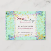 Sweet Country Patchwork big Business Card