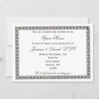 vintage border elegant Corporate party Invitation