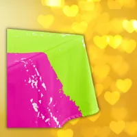 Bright Neon Paint Brush Strokes |  Tablecloth