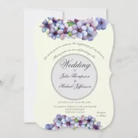 Romantic and Poetic Pastel Lilac Watercolor Invitation