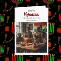 Happy Kwanzaa - December December 26 to January 1 Card
