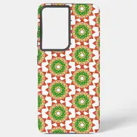 Phone Case - Red and Green plus Mandala