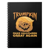 Trumpkin Make Halloween Great Again Halloween Desi Notebook
