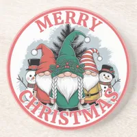 Christmas Gnomes Coaster