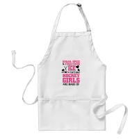 sugar spice and everything ice girls hockey adult apron