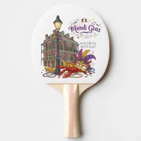 Mardi Gras Ping Pong Paddle