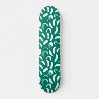 Kiteboarding Teal Blue Watersport Pattern Designer Skateboard