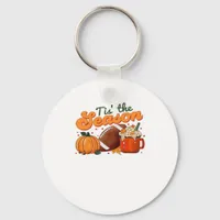Tis The Season Football Mug Autumn Design Keychain