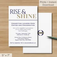 Business Breakfast Networking Event Invitation