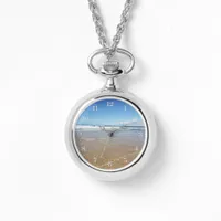 Beach At Soulac Sur Mer France Necklace Watch